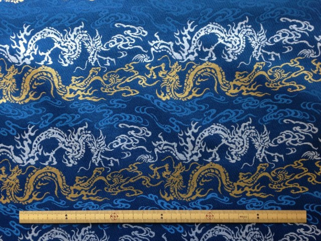 金襴　きんらん　織物　神楽　衣装　龍　竜　御朱印帳