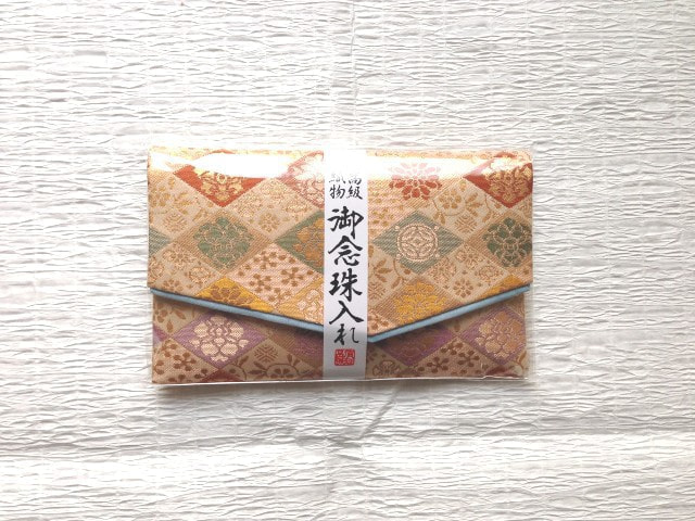 金襴　きんらん　織物　神楽　衣装　念珠入　袋物　数珠入